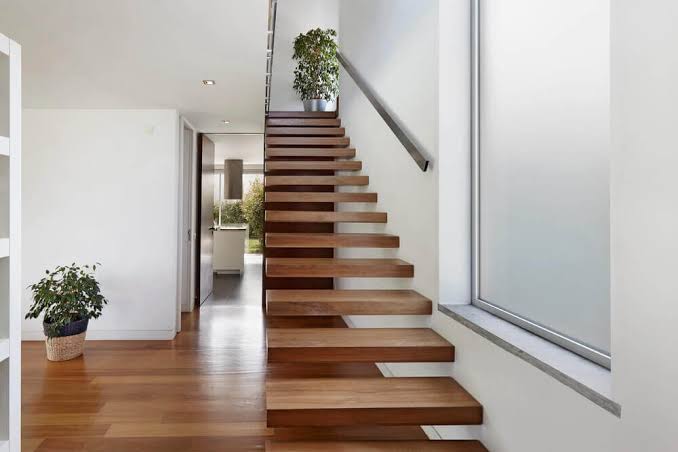 Custom carpet runner fitted on staircase